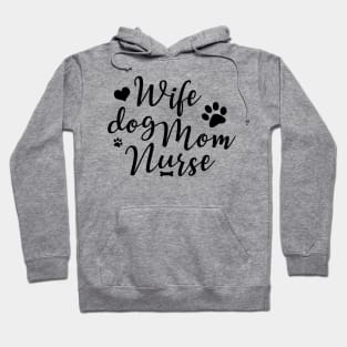 'Wife Dog Mom' Cool Pet Dog Gift Hoodie